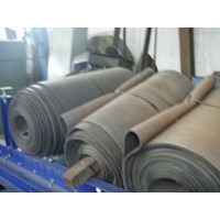 Rubber belt conveyor 14500 mm x 900 mm, flat